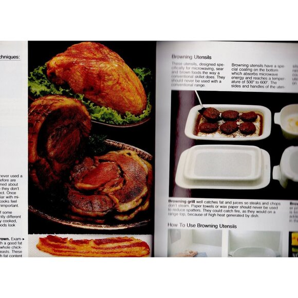 The Joy of Microwaving HC DJ 1986 700 Photos 450+ Recipes Vintage Cookbook - Picture 6 of 10